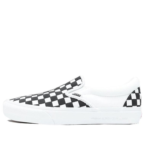 

Кроссовки ubiq x slip on vlt lx plaid black/white Vans, черный