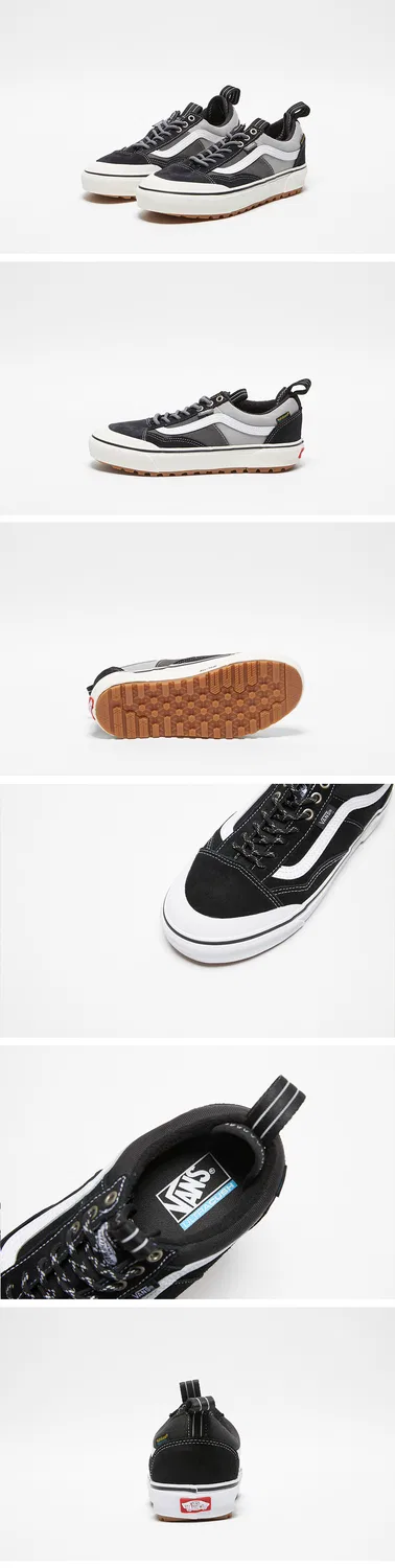 Мужские низкие водонепроницаемые кеды Old Skool MTE чёрно-оловянные от Vans — фото 4