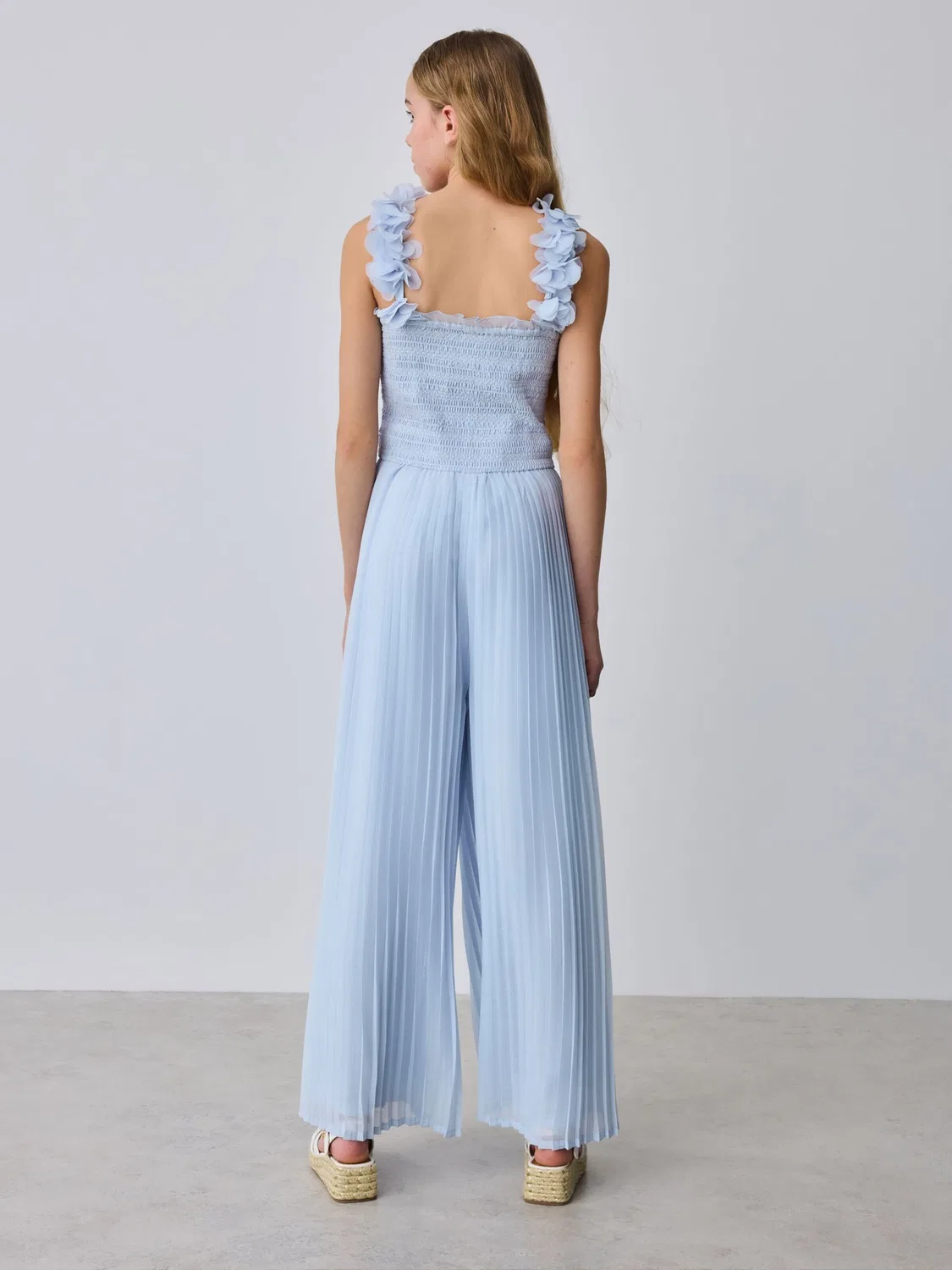 Комбинезон Baker by Ted Baker светло-голубого цвета — фото 4