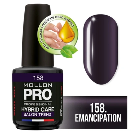 

Mol Hybrid Shine 158 - полуперманентный лак для ногтей Mollon Pro