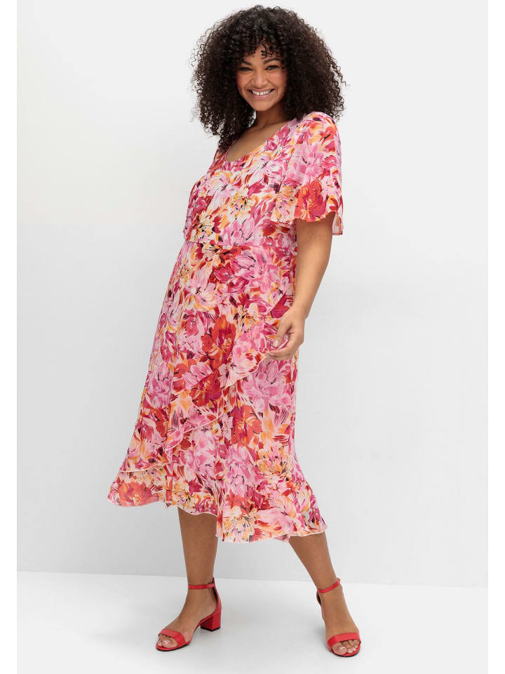 

Платье sheego by Joe Browns, цвет sorbet pink gemustert