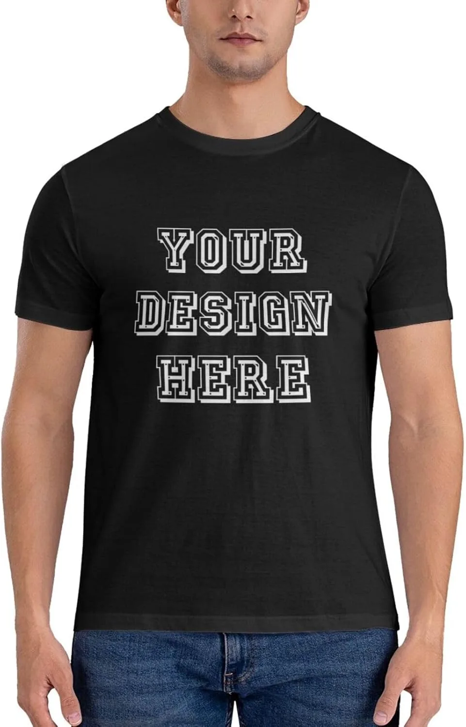Футболка Customized с принтом спереди и сзади