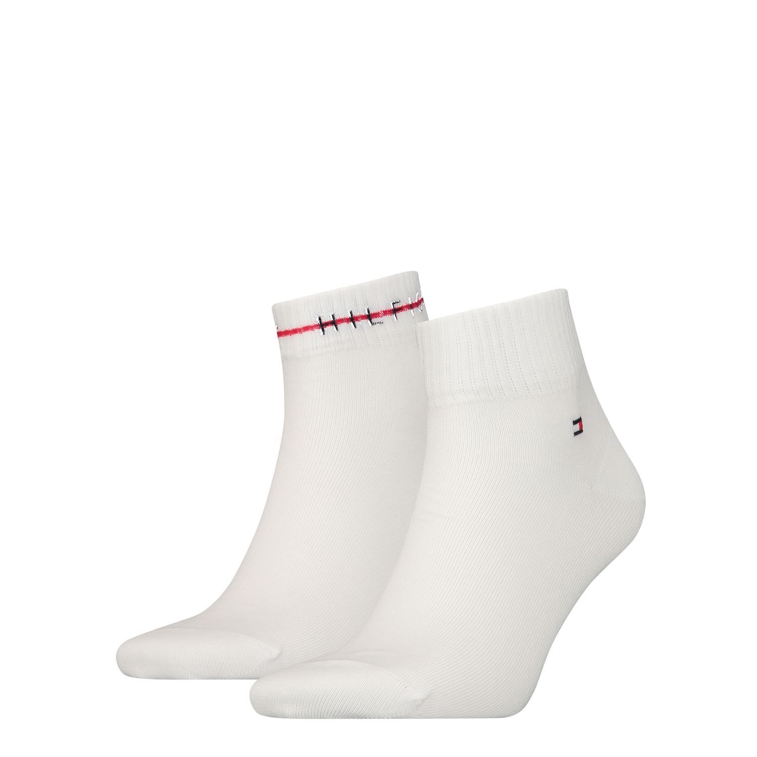 

Носки Tommy Hilfiger Quarter SUSTAINABLE STRIPE, белый