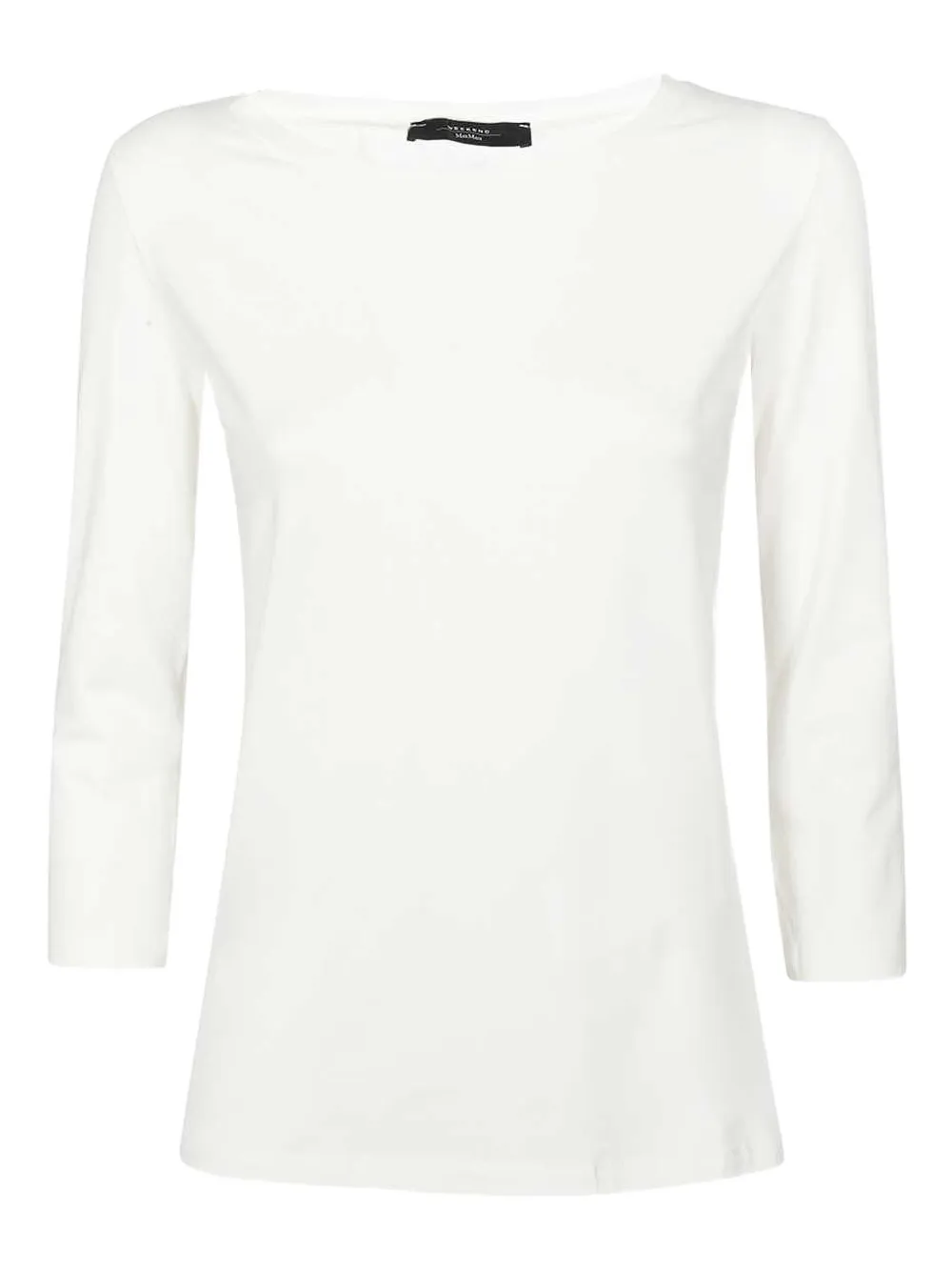 

Футболка с логотипом и рукавом три четверти Weekend Max Mara, белый