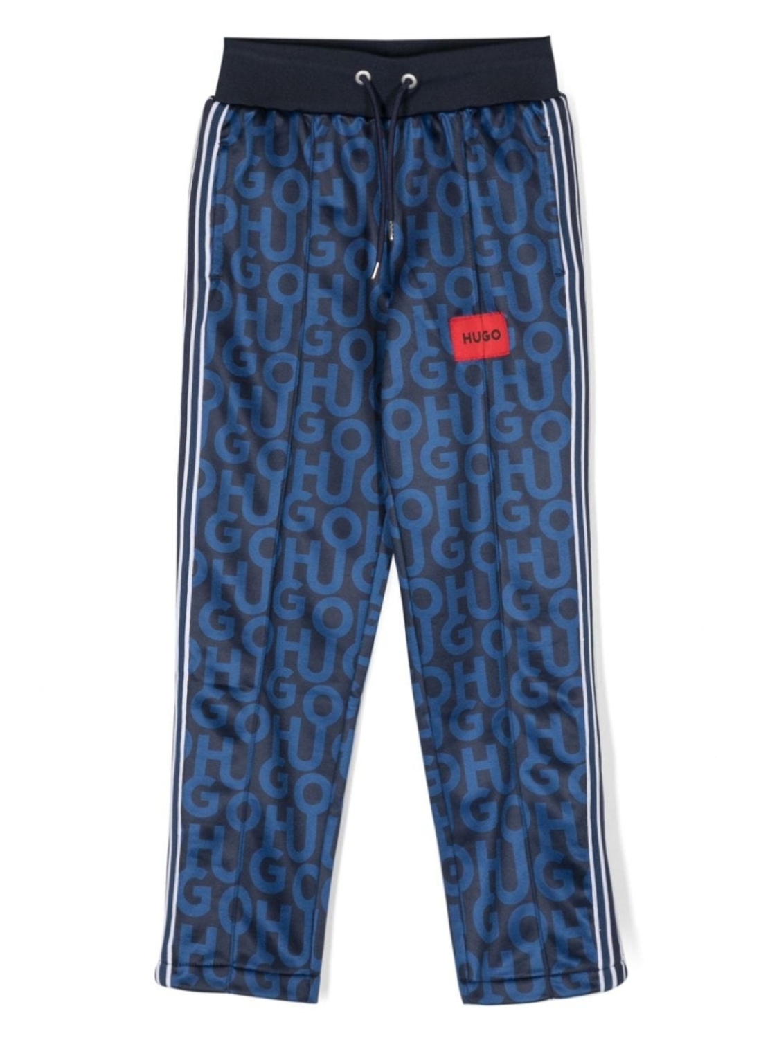 

HUGO KIDS спортивные брюки с кулиской и логотипом, синий