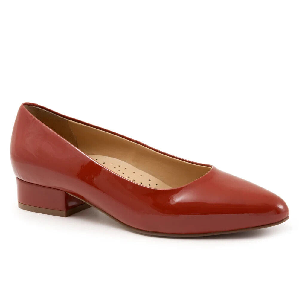 Туфли-лодочки Trotters Jewel T2126-659 Женские 10.5 Терракотовые лакированная кожа KHD632, коричневый