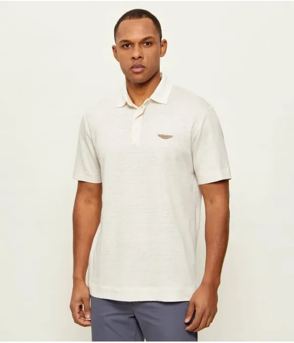 Поло C-Parris 248 Boss x Aston Martin regular fit Boss, экрю