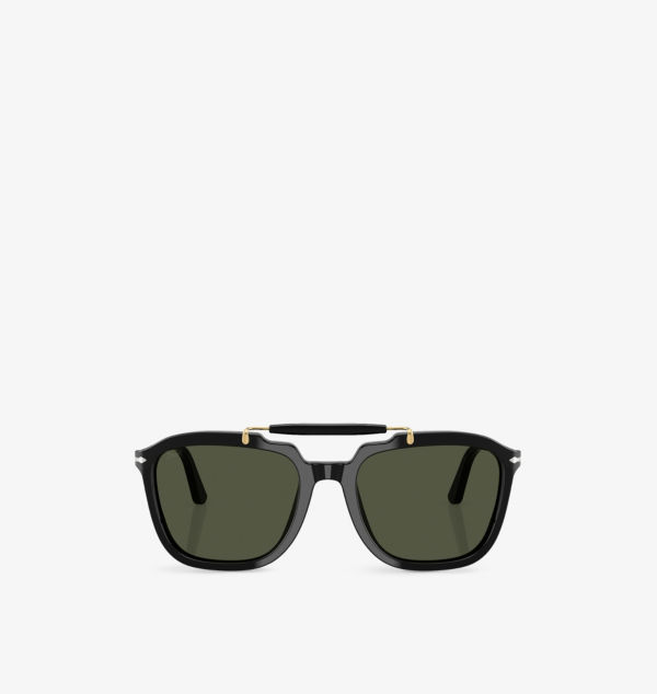 

Солнцезащитные очки Po0203S в квадратной оправе из ацетата Persol, черный