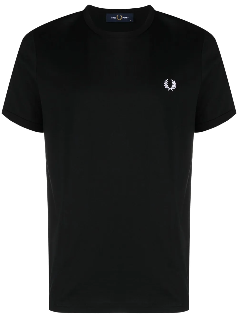 

Футболка Ringer с вышитым логотипом Fred Perry, черный