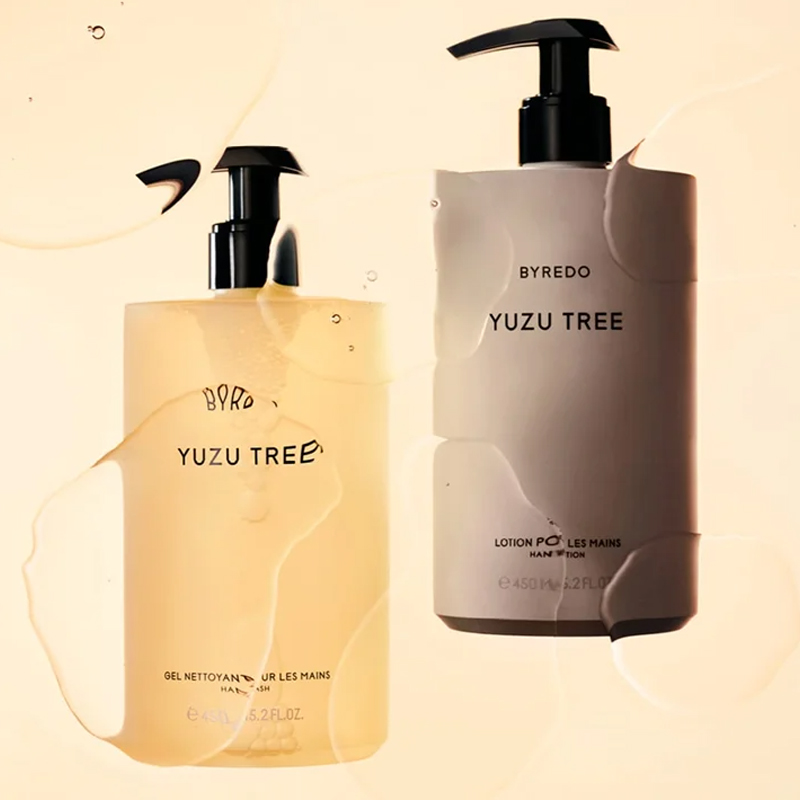 Byredo Набор для ухода за руками Green Grape: крем для рук и антисептик, очищение и освежение, 450мл+450мл — фото 3