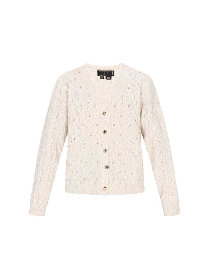 

Женский кардиган цвета слоновая кость faina