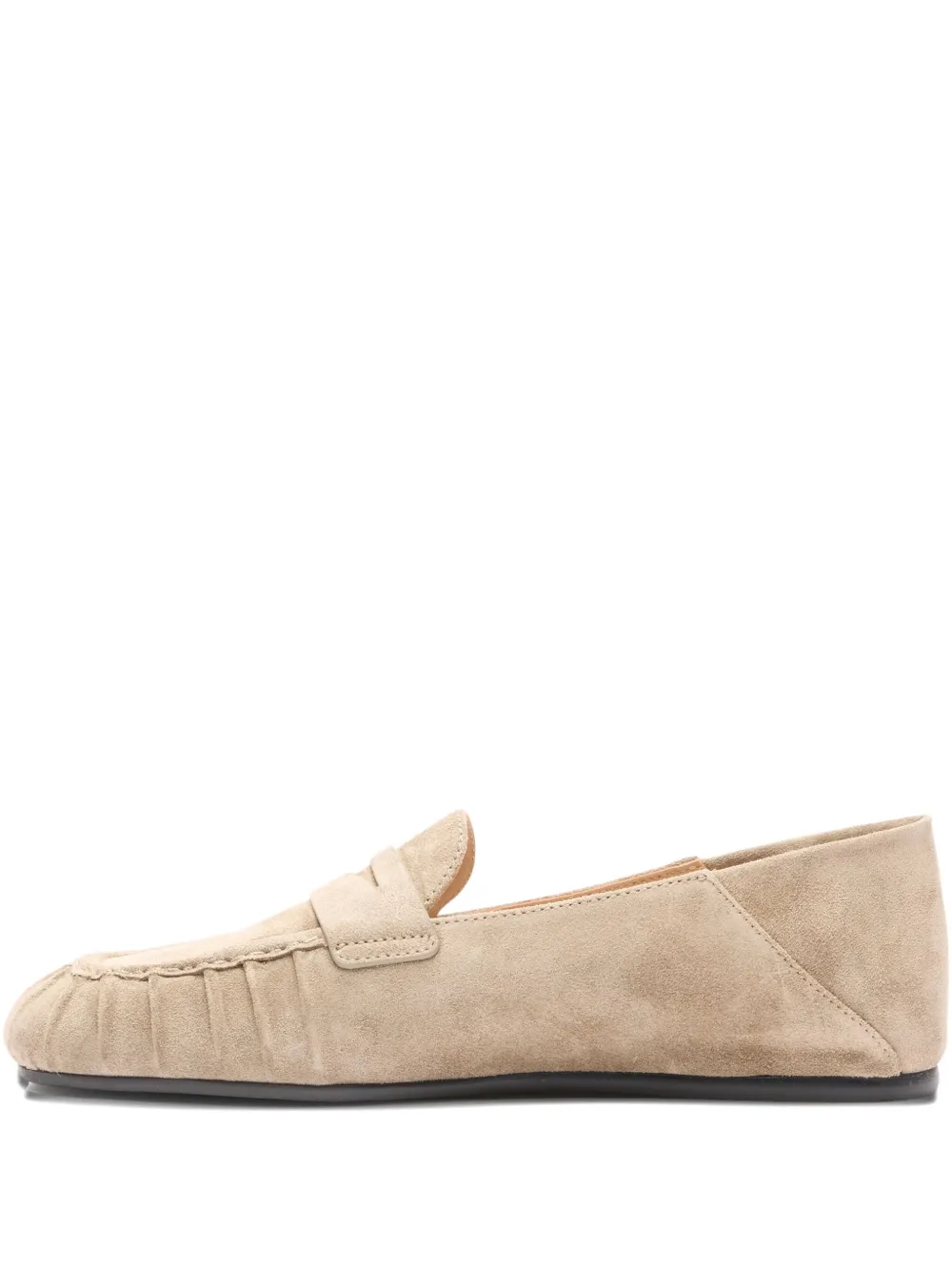 Плиссированные пенни-лоферы Brooks Stuart Weitzman, нейтральный