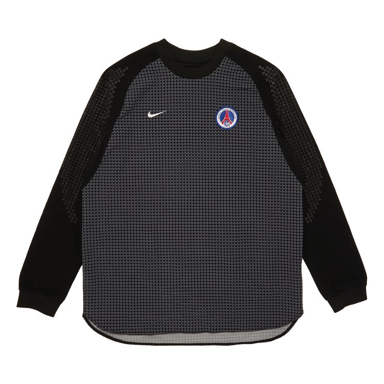 

Лонгслив Nike Paris Saint-Germain Logo Patch 'Black/Grey', черный