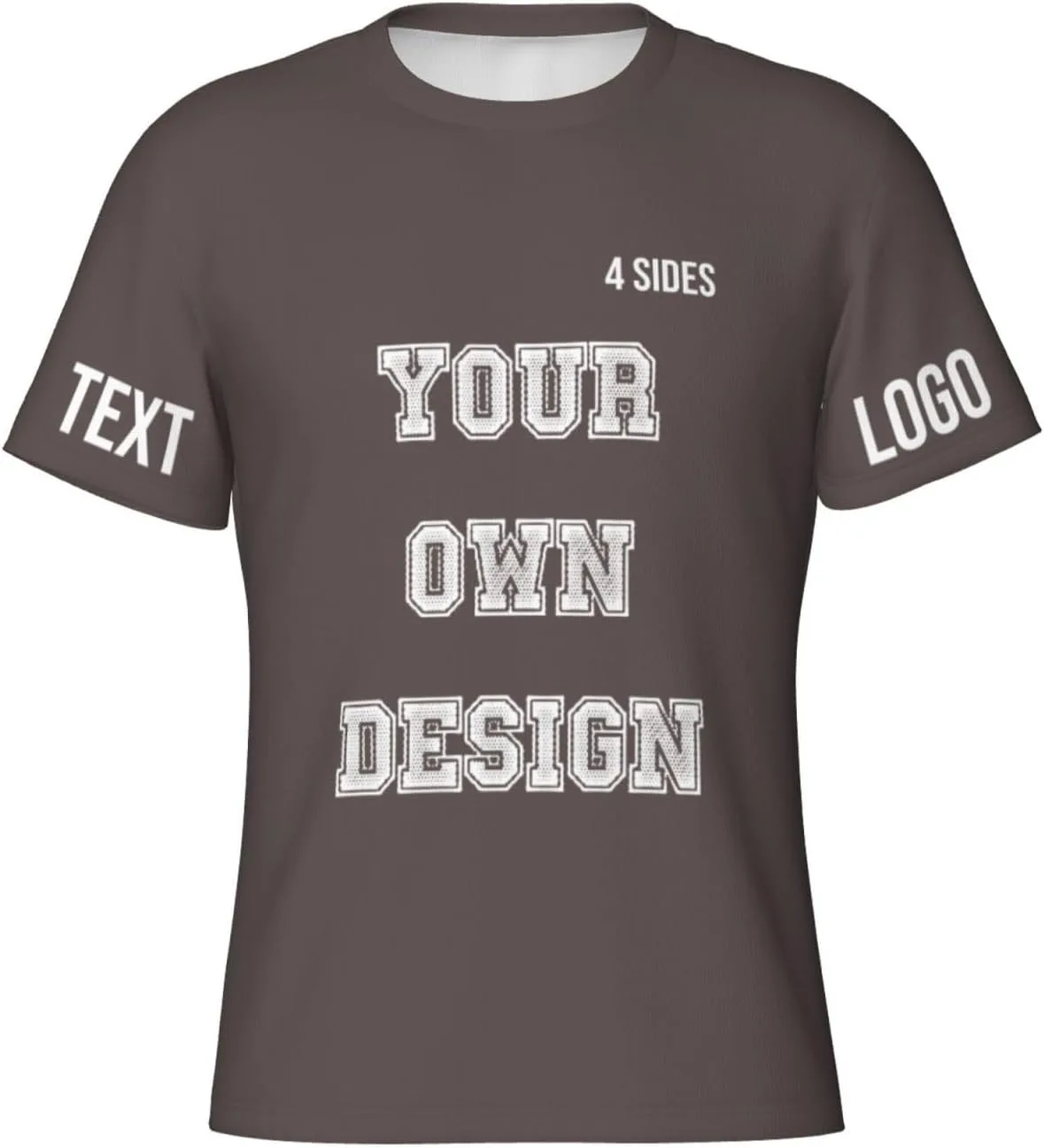 

Футболка с принтом и логотипом