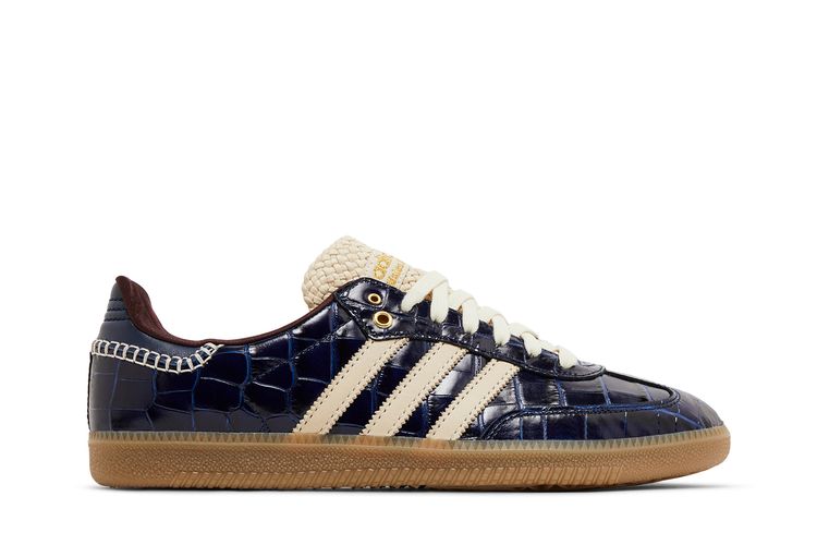 

Кроссовки adidas Wales Bonner x Samba OG Croc - Collegiate Navy, синий