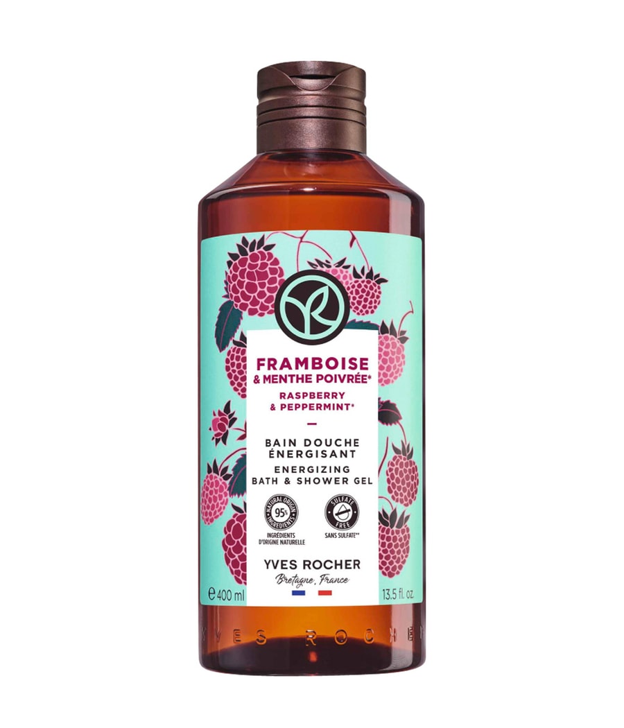 

Гель для душа Yves Rocher Himbeere & Pfefferminze Duschbad, 400 ml
