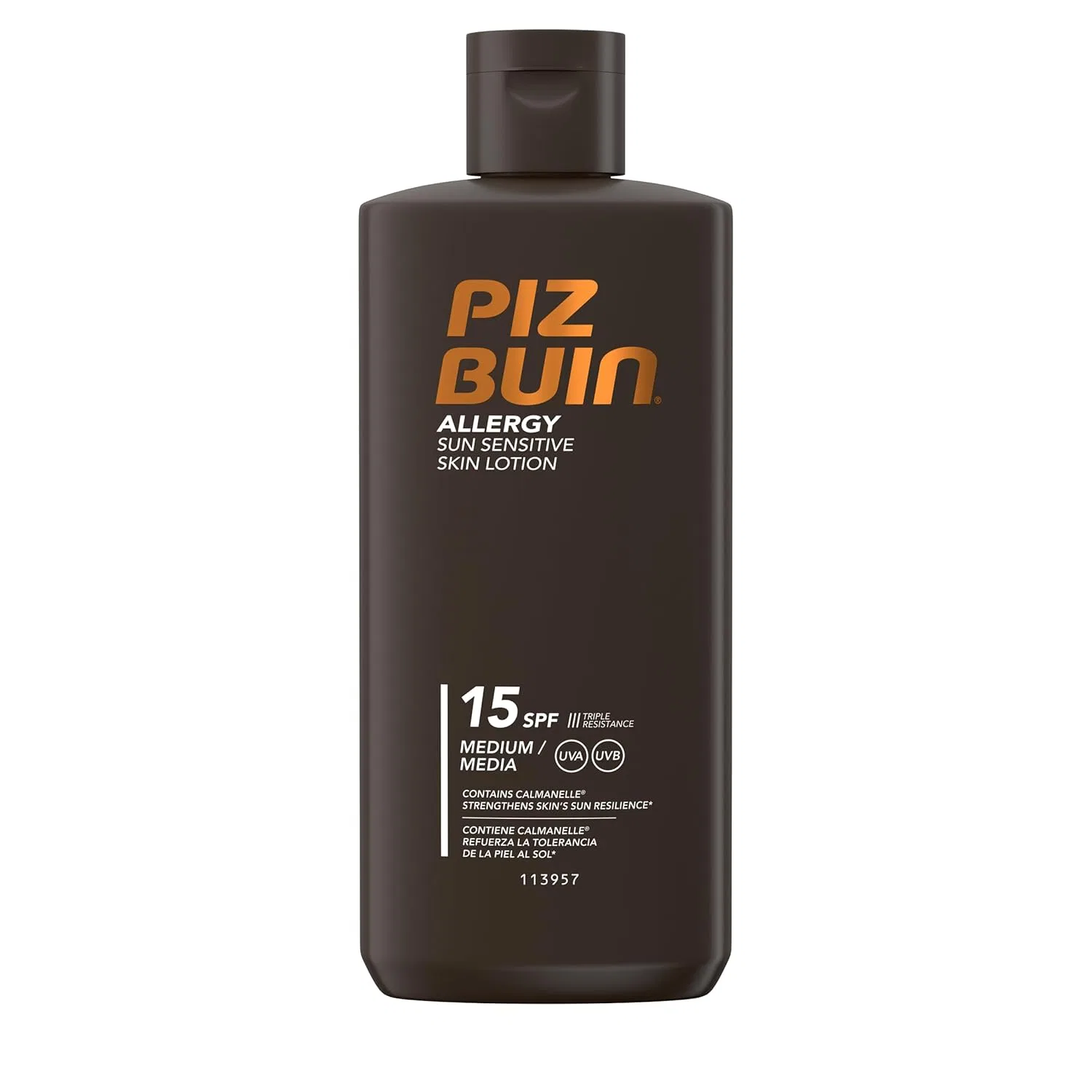 Солнцезащитный лосьон «Allergy Lotion» SPF 15 от Piz Buin Piz Buin
