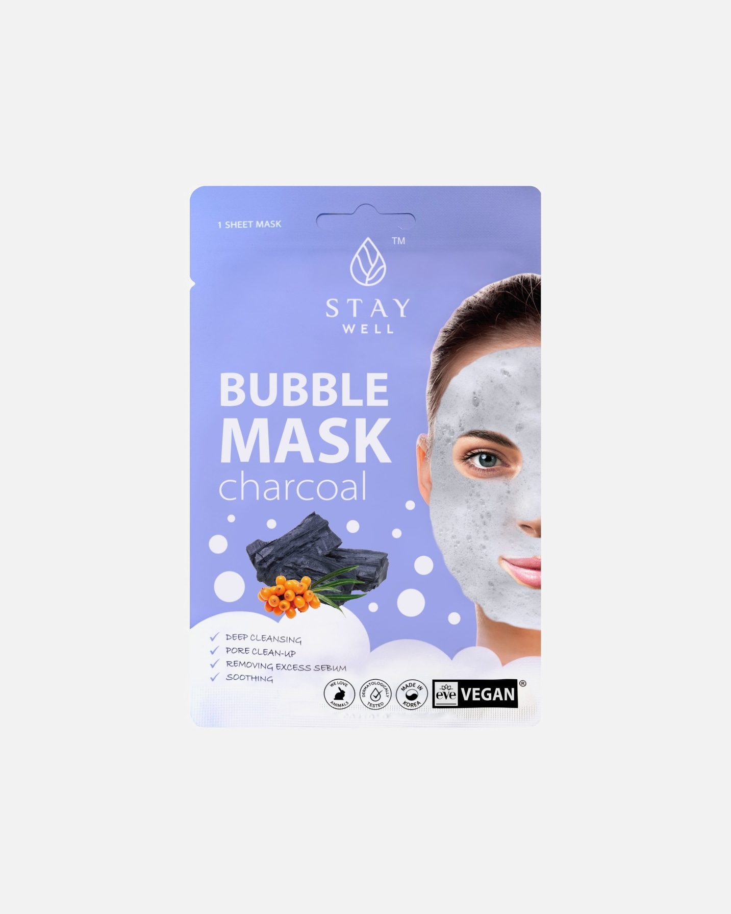 

Тканевая маска для лица Stay Well, 20 гр