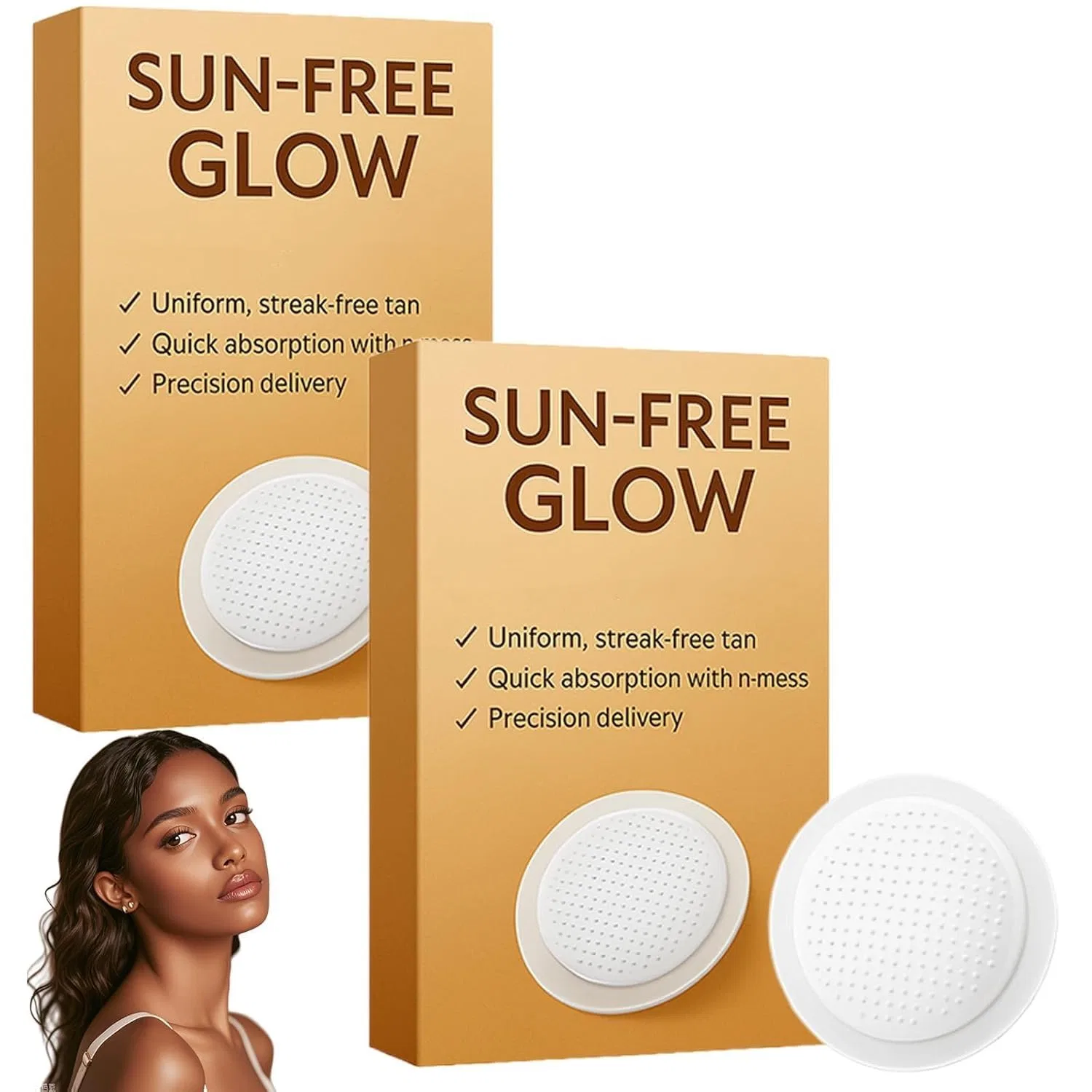 Патчи для автозагара Sun Free Glow от PurevLab (2 упаковки) Generisch, 2 Boxes
