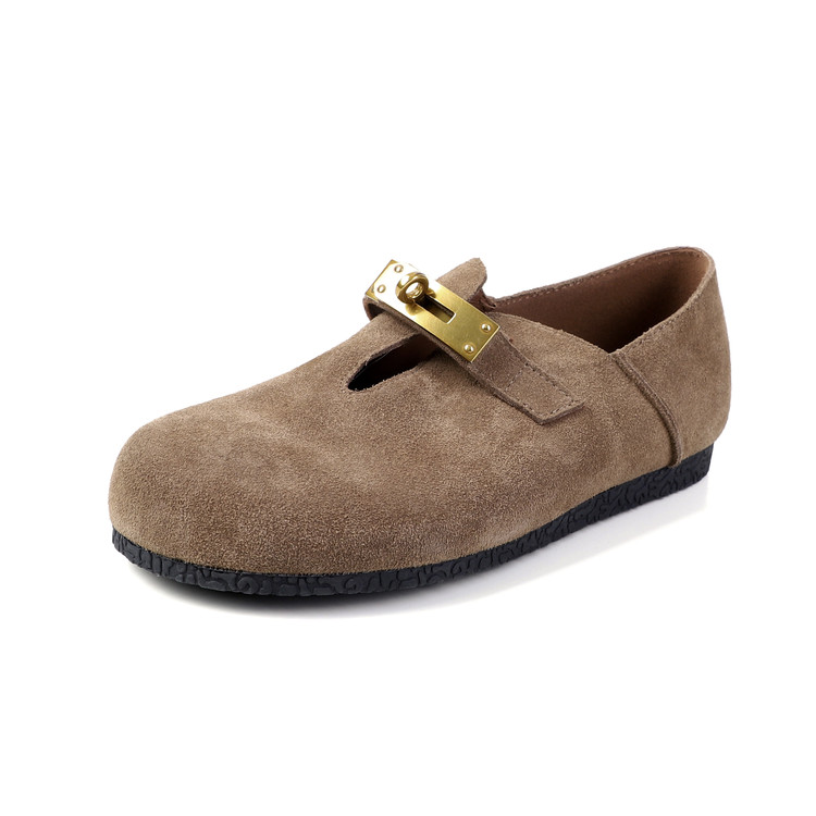 Yeezyy Reezy Коричневые женские туфли-лодочки, цвет Brown — фото 3