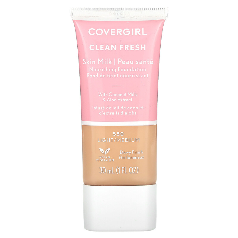 

Covergirl, Clean Fresh, питательный тональный крем для кожи, тон 550 светлый/средний, 30 мл (1 жидк. унция)
