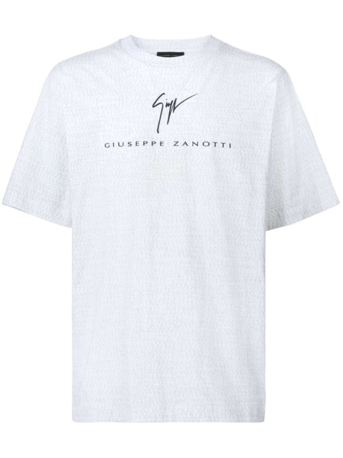 

Giuseppe Zanotti digital-print cotton T-shirt, белый