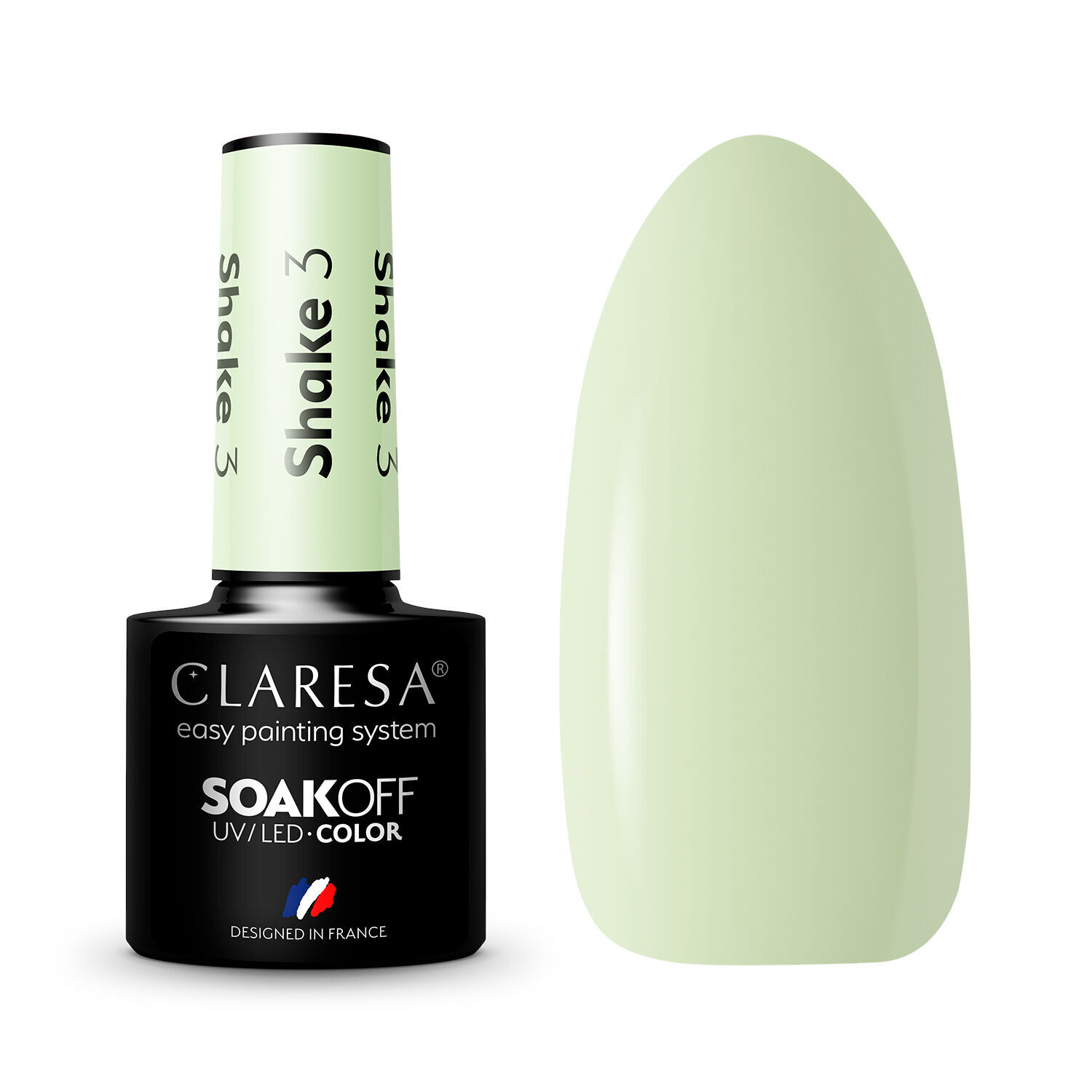 

Гибридный лак для ногтей 3 Claresa Shake, 5 гр