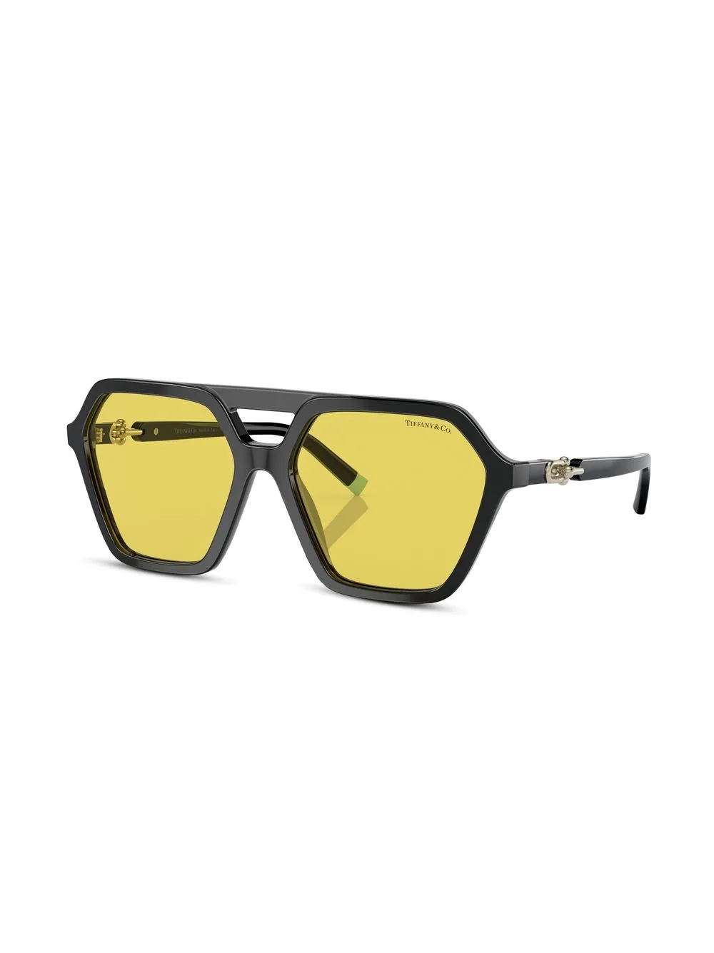 

Солнцезащитные очки-пилоты Tiffany & Co Eyewear, черный