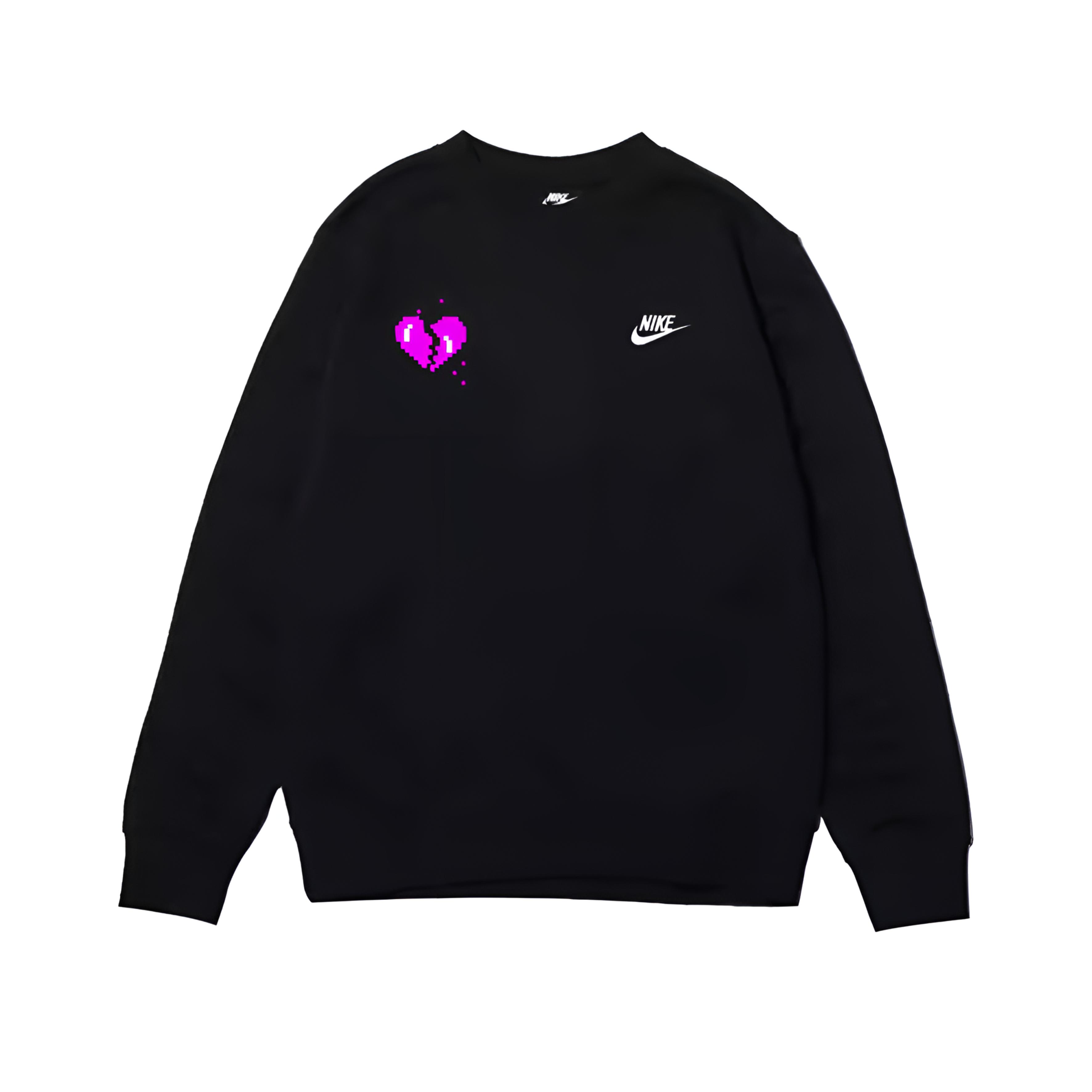 

Nike Спортивная толстовка без капюшона, мужская, черная