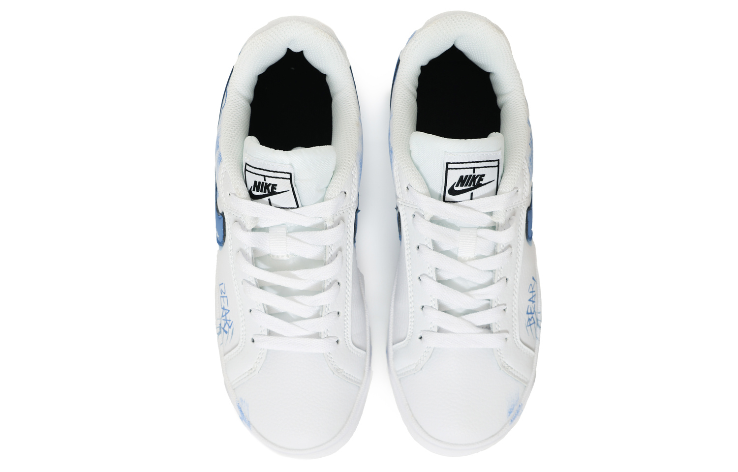 

Кроссовки Nike Court Royale Skateboarding Shoes Unisex Low-top White/blue, белый