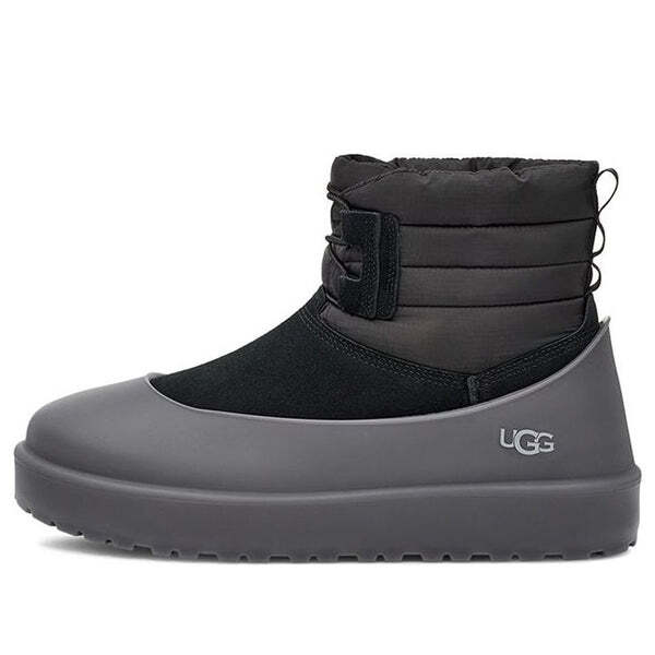 

Зимние ботинки классические мини на шнуровке погода Ugg, черный