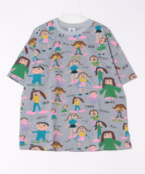 

Футболка для девочек, поп-арт HOOK, серый