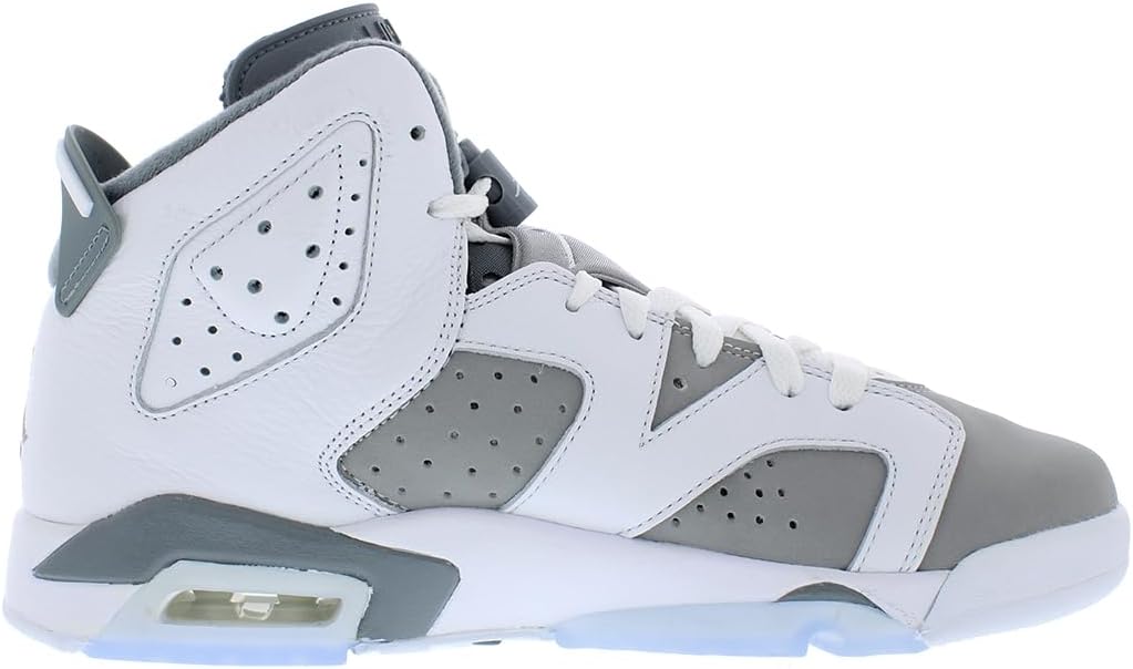 Кроссовки Nike Jordan 6 Retro для мальчиков, белый/серый — фото 2