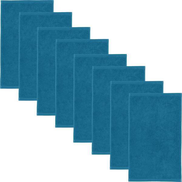 

Гостевое полотенце Erwin Müller 8er-Pack 161521, 30x1x50 см цвет ozeanblau