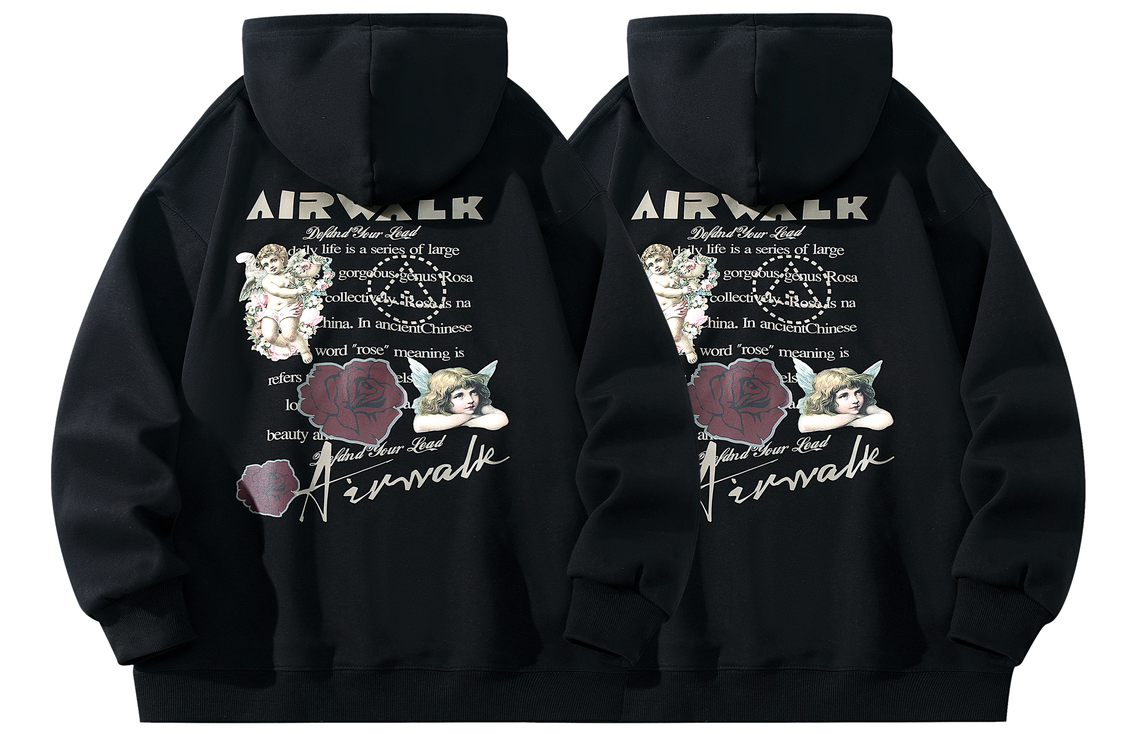 

Свитшот унисекс Airwalk, 2 Pack (Black+Black)