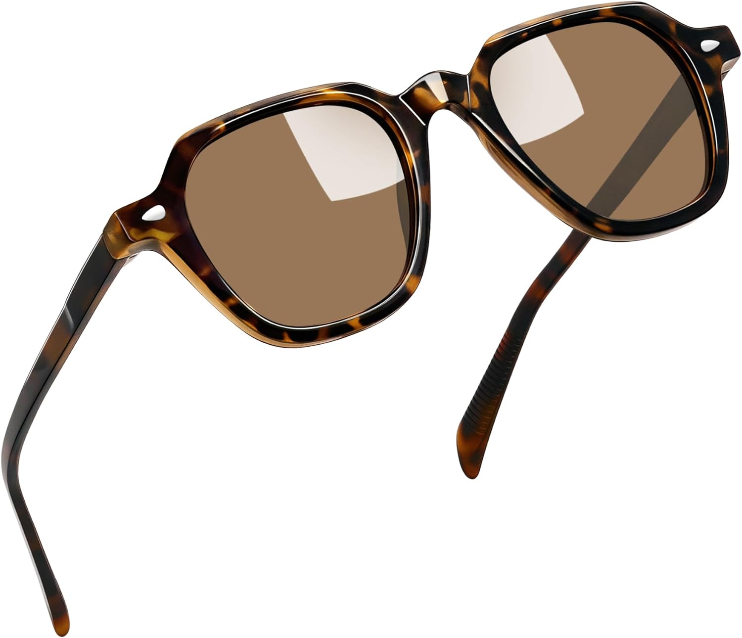 

Солнцезащитные очки Joopin из ацетата с поляризацией для женщин и мужчин, в стиле ретро, ​​круглые и квадратные, с защитой от УФ-излучения, модные, для защиты от солнечных лучей, Tortoise Brown