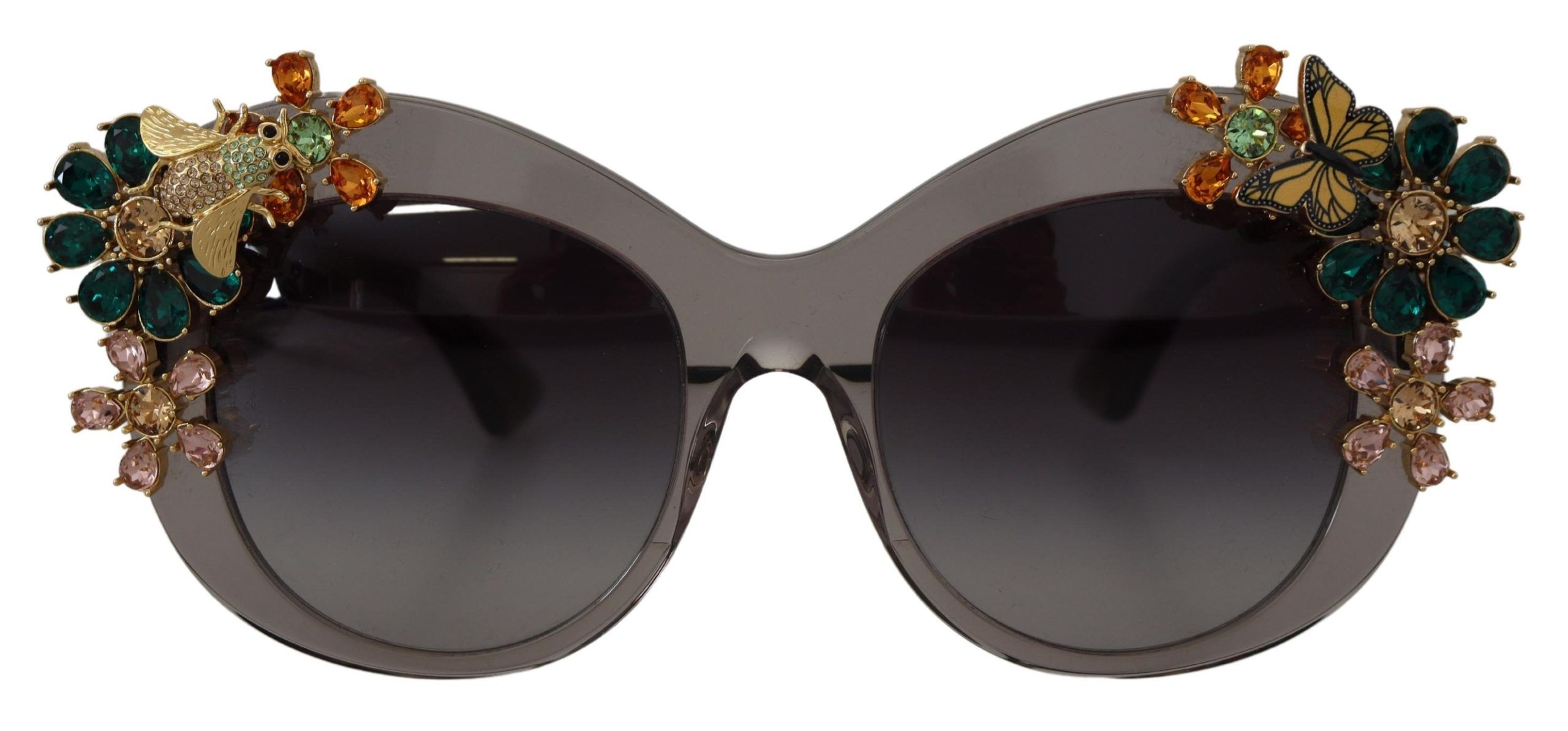 

Солнцезащитные очки Crystal-Cat Eye класса люкс Dolce & Gabbana, серый