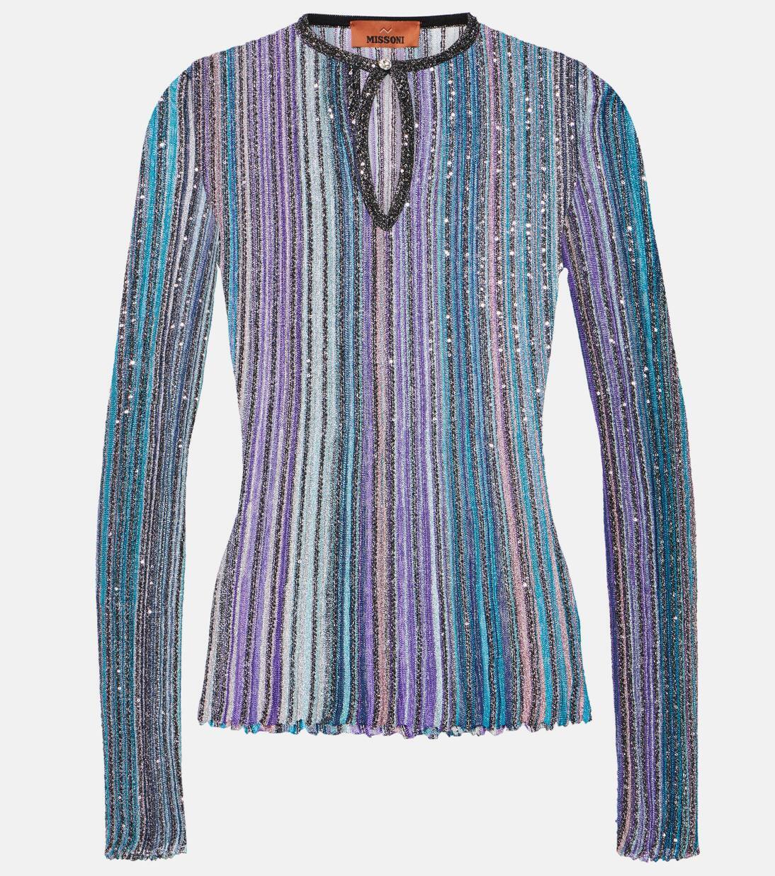 

Верх из ламе Missoni, цвет dark tones multicolor