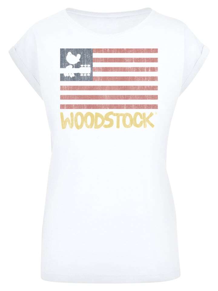 

Футболка F4NT4STIC Woodstock USA Flag, белый