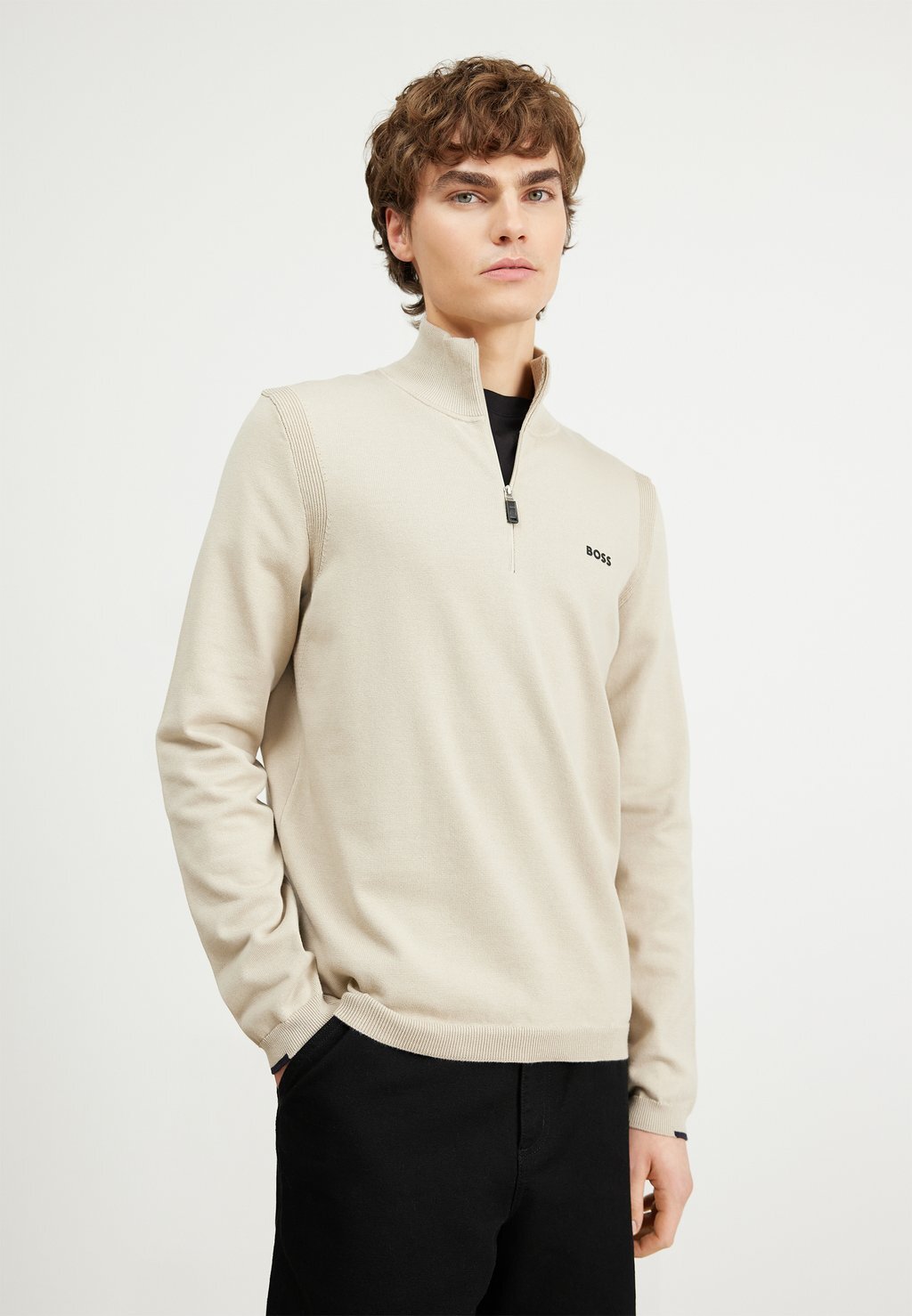 

Свитер Ever BOSS, цвет light beige