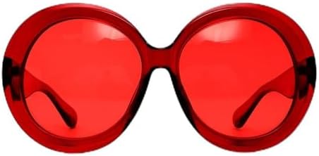 

Винтажные большие круглые солнцезащитные очки 2027 года для женщин, коричневый градиент, увеличенного размера, модные женские зеркальные очки с защитой от УФ-излучения UV400 MTZJH, 10