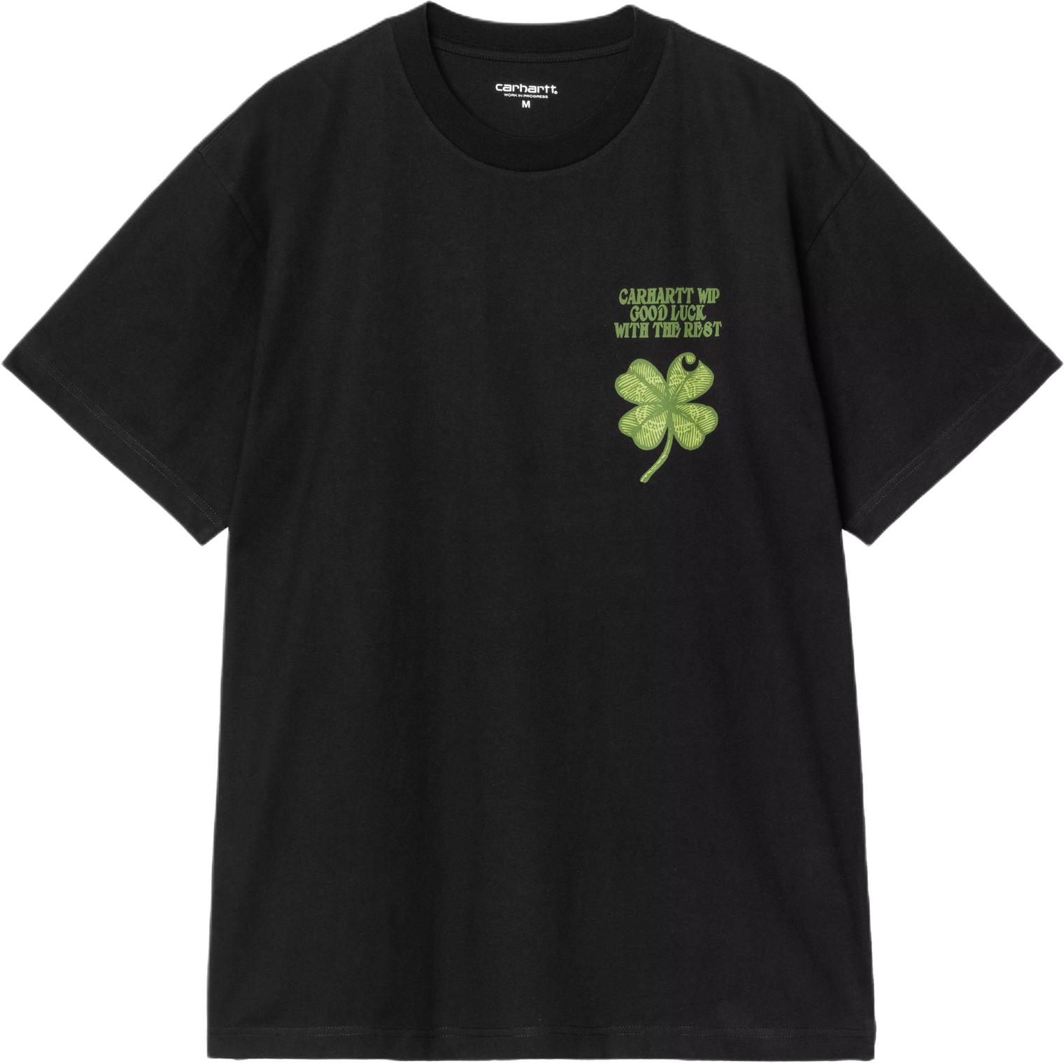 

SS26 S/S Clover T Shirt Unisex Carhartt WIP, черный