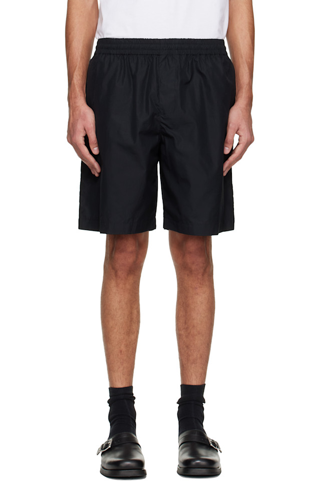 

Шорты из органического хлопка A.P.C., черный
