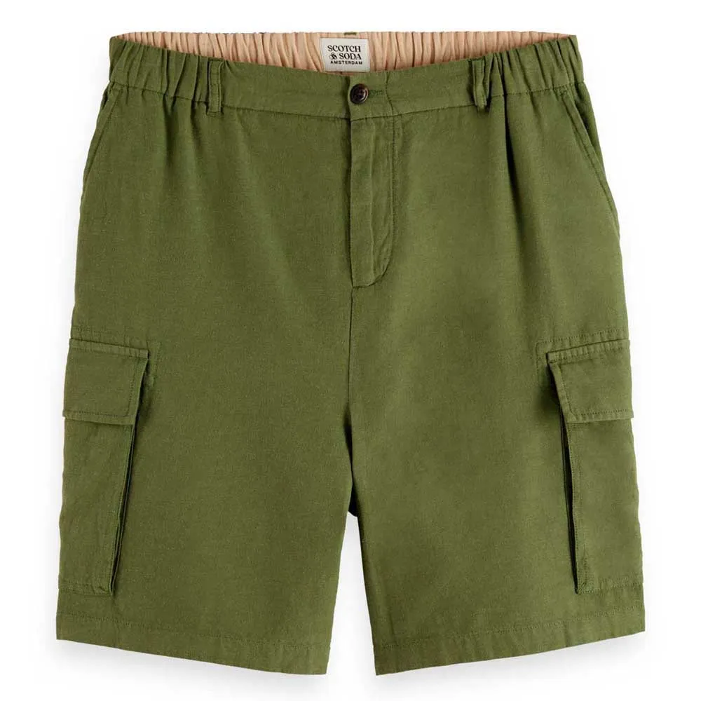 

Шорты Scotch & Soda 180003 Relaxed Fit cargo, зеленый