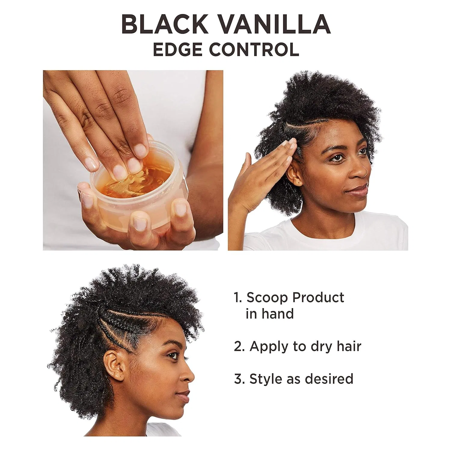 Средство для укладки волос «Black Vanilla Edge Control Smoother» от Carol's Daughter Carol'S Daughter — фото 4