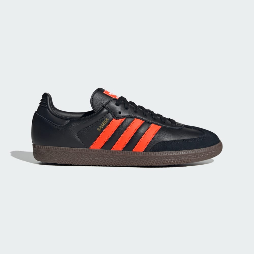 

Кроссовки Adidas Samba OG Shoes, цвет Core Black/Impact Orange/Gum