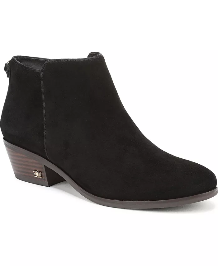Женские короткие ботильоны на молнии Sam Edelman, черный