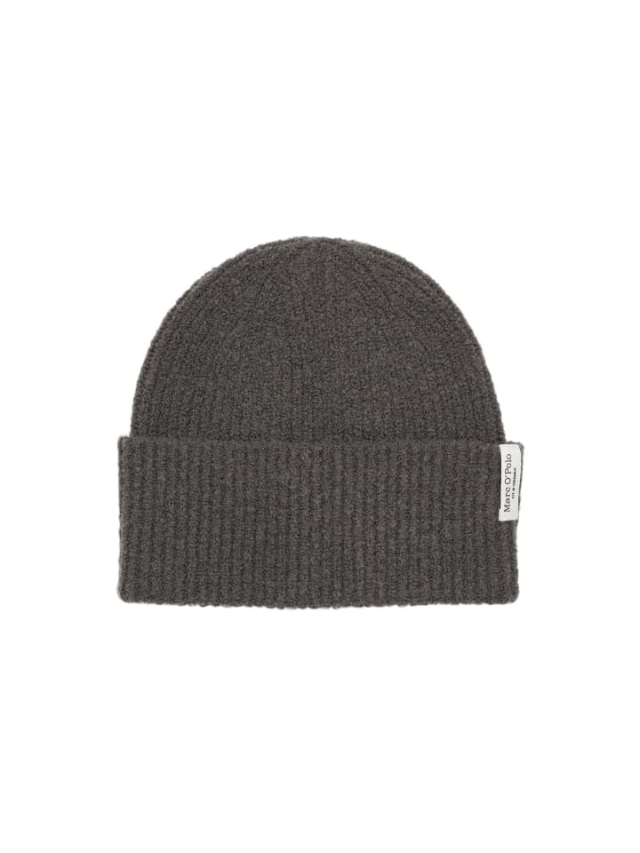 

Вязаная шапка Marc O'Polo Strick, цвет deep grey melange
