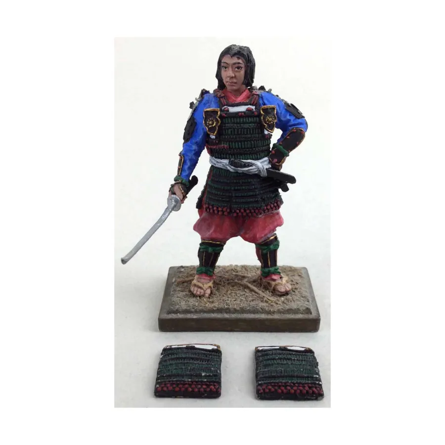 

54-мм воин-самурай №1, Miscellaneous Historical Miniatures - Loose Miniatures (Various Scales) (Unknown Manufacturer)