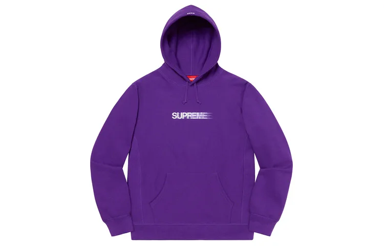 Толстовка с капюшоном Motion Logo SS23 Supreme, фиолетовый
